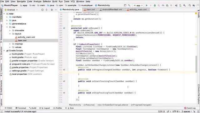 Music Player | With Create Own | Android Studio смотреть онлайн