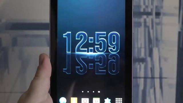 Stylish Digital Clock Live Wallpaper for OS Android смотреть онлайн