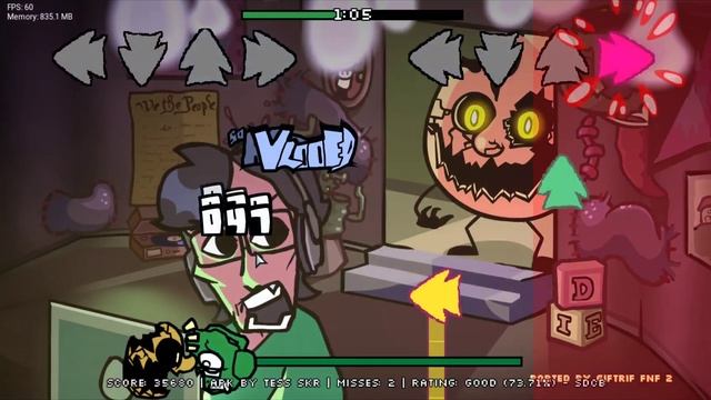 fnf mod vs Vloo guy (ourple guy D-side) android apk смотреть онлайн