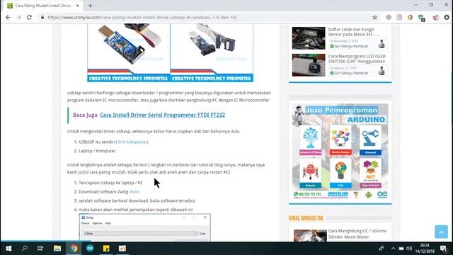 Cara Paling Mudah install driver USBASP di Windows 7 8 dan 10 смотреть онлайн