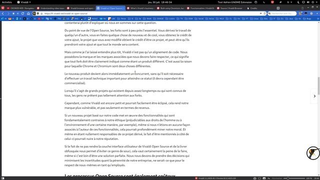 Vivaldi et l'Open Source ! смотреть онлайн
