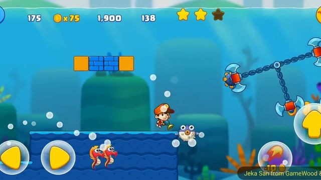Level 175. Прохождение игры Super Jack's World — Free Run Game на Android смотреть онлайн