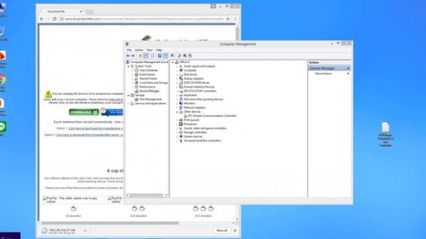How to download and install PCI Simple Communication Controller