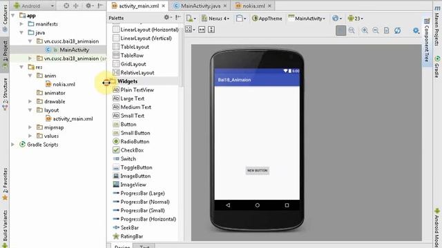 [Android studio]18. How to create FrameByFrame Animation смотреть онлайн