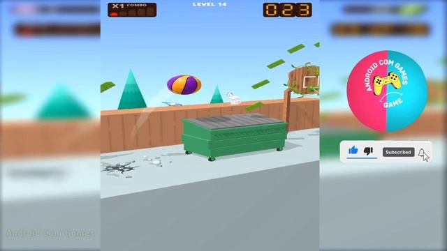 Bounce Dunk - Basketball Game 🍰 Walkthrough for All Levels - Android, iOS смотреть онлайн