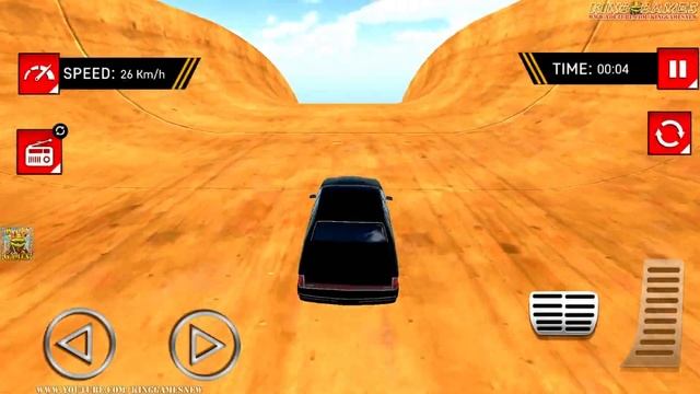 Impossible GT Car Stunt Racing Simulator - Muscle Car Mega Tracks Races 3D - Android GamePlay #4 смотреть онлайн