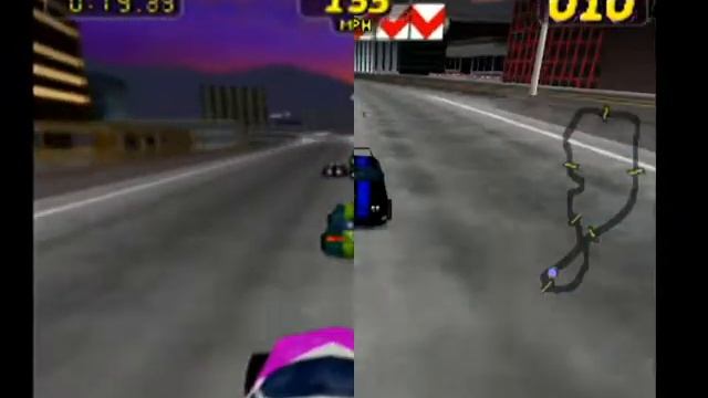 Original Console Graphics VS Emulated Graphics - RUSH 2 (N64) смотреть онлайн