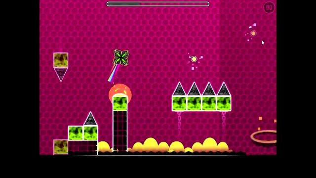 Geometry Dash - Custom cube and ball test + MLG mod stuff смотреть онлайн