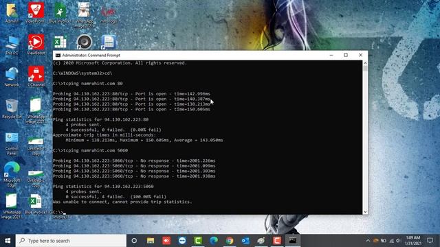 How to Check Port is Open in windows 10 In Hindi/Urdu смотреть онлайн