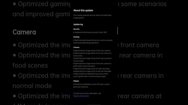 Realme 8 latest update RMX3085 11 A.13 смотреть онлайн