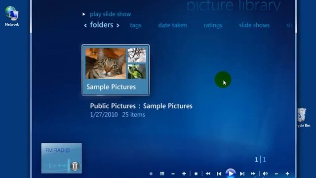 Microsoft Windows 7: How To Setup Windows Media Center Slide Show смотреть онлайн
