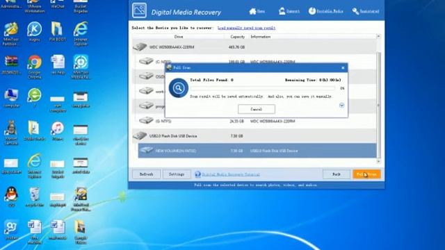 Digital Media Recovery of MiniTool Power Data Recovery смотреть онлайн