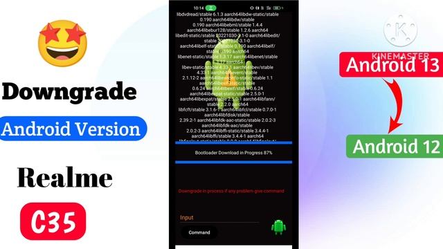 how to downgrade android 13 to 12 realme c35 | how to uninstall android 13 update in realme c35 смотреть онлайн