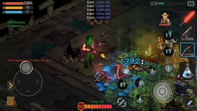 Zombie Annihilation: Lair Level 25 - Fury Survivor Pixel Z смотреть онлайн