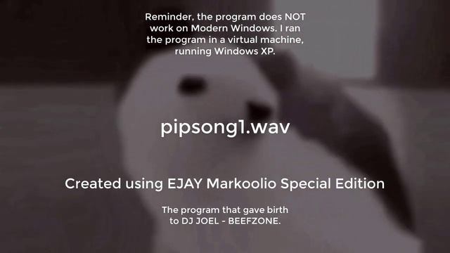 pipsong1.wav (made in eJay Markoolio Special Edition on Windows XP) смотреть онлайн