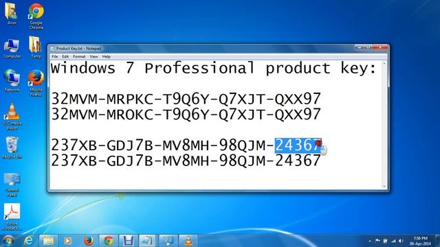 Windows 7 Professional product key смотреть онлайн