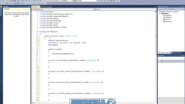 C# Community Question: Example Clock смотреть онлайн