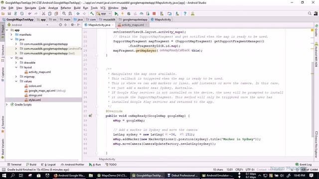 Android Studio Goggle Maps Integration | Bangla | SDMGAP Day-36 смотреть онлайн