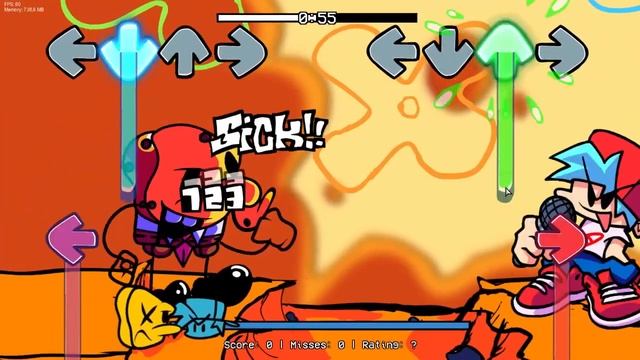 FNF Sponge Remake Official Demo! смотреть онлайн