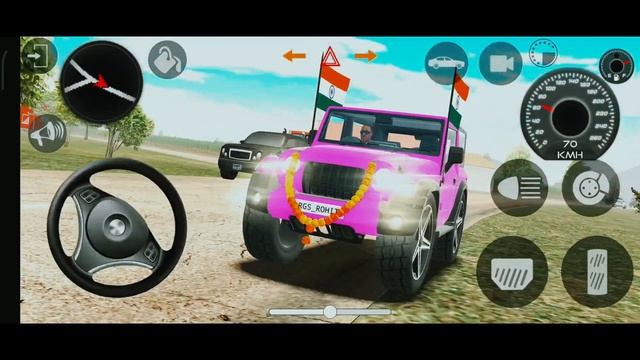 Dollar (Song) Modified Mahindra Pink Thar😈|| Indian Cars Simulator 3D || part 368 смотреть онлайн