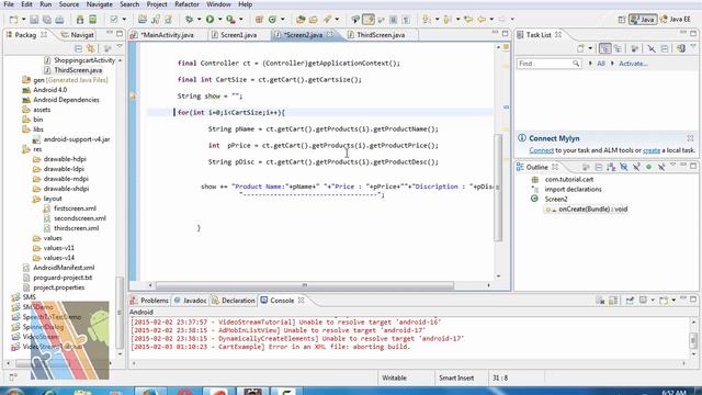 #Android Shopping Cart Tutorial 4 | ShoutCafe.com смотреть онлайн
