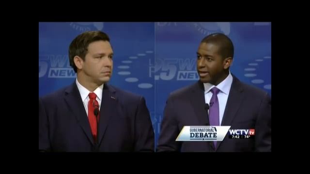 Andrew Gillum smashes DeSantis during debate смотреть онлайн