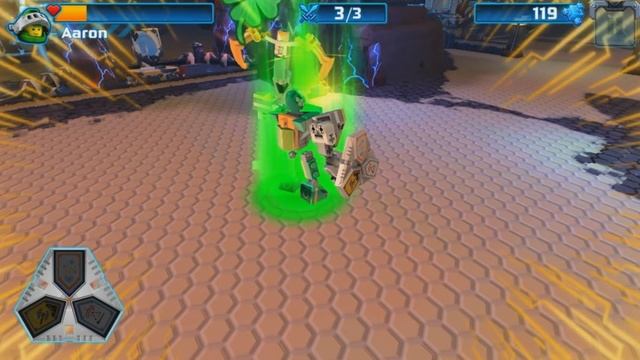 Lego Nexo Knights Merloc 2.0 - Aaron battle suits | General Garg - walkthrough part 5 (android, ios смотреть онлайн