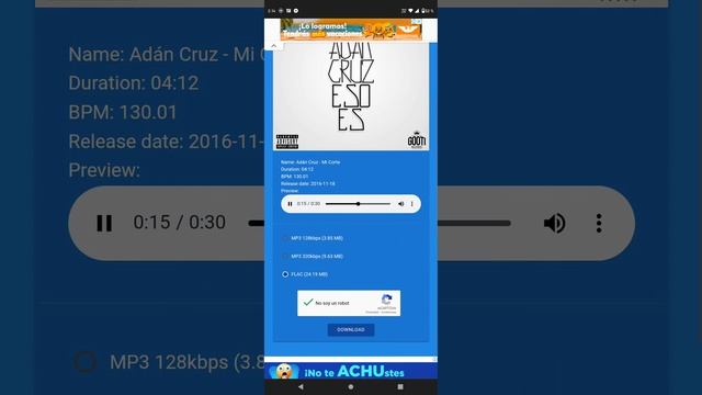 Descarga música original MP3, 128 kbps, 320 kbps y Flac desde tu navegador fácilmente смотреть онлайн
