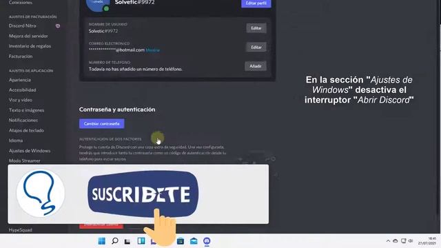 ❌ Cómo hacer que Discord no se inicie automáticamente Windows 11 смотреть онлайн