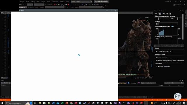 MyGui  - Buttons And Menu-bars -