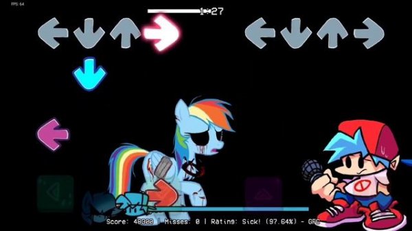 Friday Night Funkin' VS Rainbow.EXE android | songs [MOD FNF]