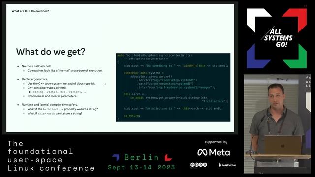 asynchronous dbus with C++ co-routines смотреть онлайн