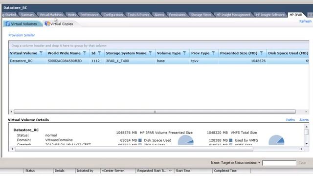 3Par - Management plug-in and Recovery Manager for VMware смотреть онлайн