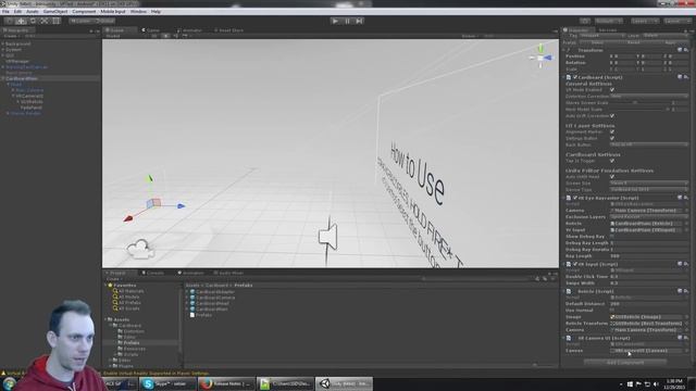 Tutorial: Unity VR Samples To Google Cardboard SDK смотреть онлайн