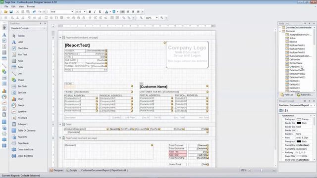 Sage Business Cloud - Accounting: Custom Layout Designer смотреть онлайн