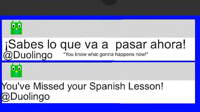 This will happen when u skip a lesson on Duolingo Bird... смотреть онлайн