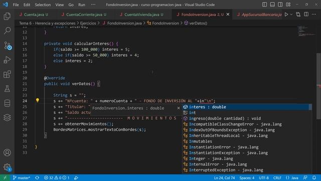 JAVA: Ejercicio Final Herencia ☕ DAM - DAW смотреть онлайн