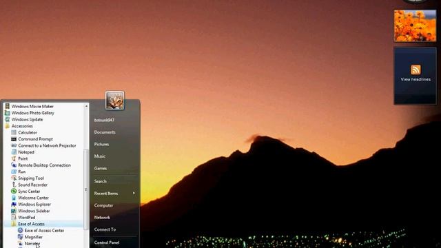 Windows Vista Start Menu смотреть онлайн