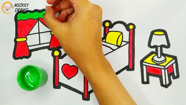 Kids' Bedroom Makeover: Transforming with Mattresses, Windows, Curtains, Tables, and Bed Lamps смотреть онлайн