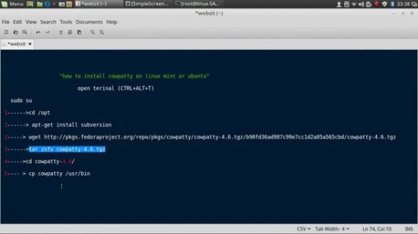 how to install cowpatty on Linux mint or Ubuntu