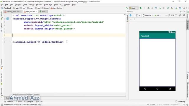 Material Design - 21 - RecyclerView - part 1 смотреть онлайн