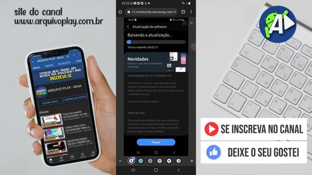 GALAXY M31 CHEGOU ONE UI 4.1 E ANDROID 12 смотреть онлайн