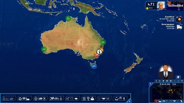 Geopolitical simulator Power & Revolution 4 ~ Tasmanian empire mod смотреть онлайн