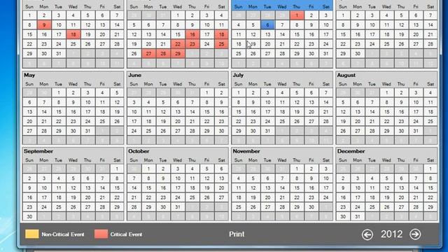 QuickTech Windows - System Event Calendar смотреть онлайн
