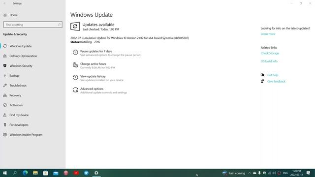 Windows 8.1 10 11 Patch Tuesday cumulative security updates are now available July 2022 смотреть онлайн