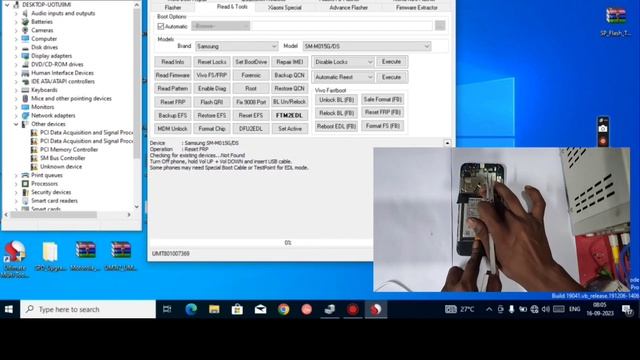 Samsung m01 FRP Bypass by UMT Qcfire v8.8 смотреть онлайн