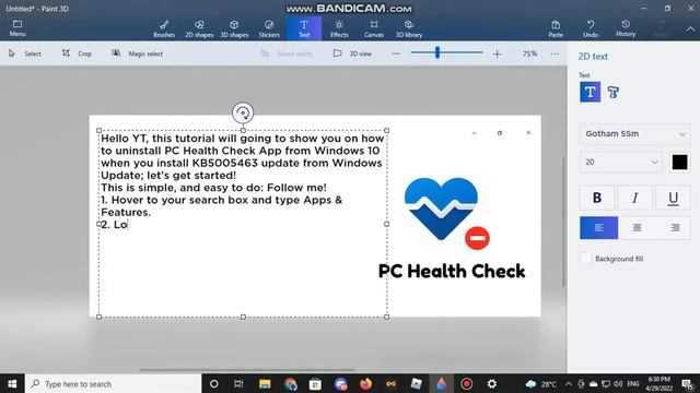 How To Remove PC Health Check App After You Install KB5005463 Update | Windows 10 - Tutorial by Bro смотреть онлайн