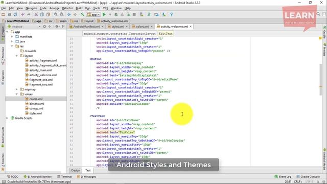 #Android App Development Tutorial in Hindi-16-Android Styles and Themes-Learn with Milind-हिंदी смотреть онлайн