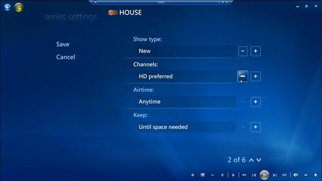 Windows Media Center - Setting a TV Series to Record смотреть онлайн