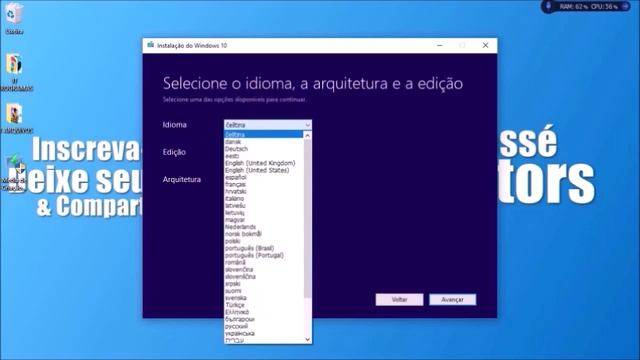 COMO BAIXAR A ISO DO WINDOWS 10 (32, 64 BITS OU AMBAS) смотреть онлайн